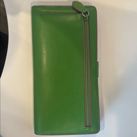 LODIS Green Leather Wallet - Picture 2 of 3